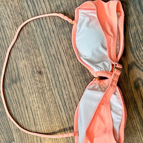 Coral heart Bikini Top - Picture 3 of 4